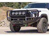 Ironman 4x4 Apex Triple Hoop Winch Front Bumper with Two Spot Beam Clear and Two Spot Beam Amber LED Cube Lights (22-26 Tundra Limited, Platinum, SR, SR5)