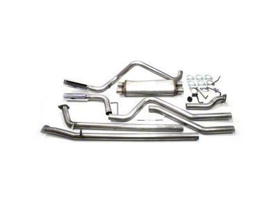 JBA Dual Exhaust System with Chrome Tips; Side Exit (07-09 4.7L Tundra)