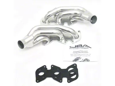 JBA 1-1/2-Inch Shorty Headers; Silver Ceramic (03-09 4.0L 4Runner)
