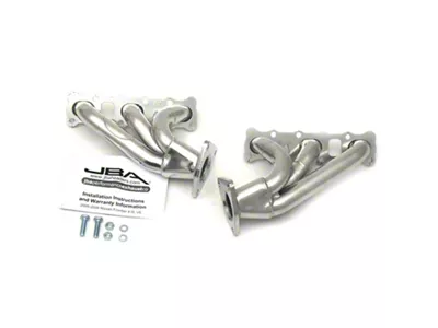 JBA 1-5/8-Inch Shorty Headers; Silver Ceramic (05-19 4.0L Frontier)