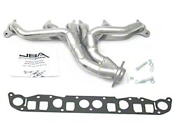 JBA 1-1/2-Inch Shorty Header; Silver Ceramic (91-99 4.0L Jeep Cherokee XJ)