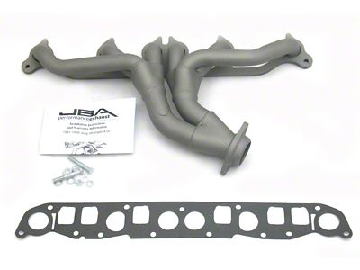 JBA 1-1/2-Inch Shorty Header; Titanium Ceramic (91-99 4.0L Jeep Cherokee XJ)