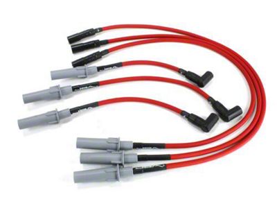 JBA 8mm Hi-Temp Ignition Wires; Red (07-11 3.8L Jeep Wrangler JK)