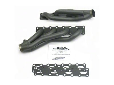 JBA 1-5/8-Inch Shorty Headers; Titanium Ceramic (04-15 Titan)