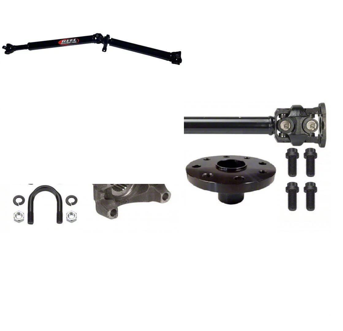 J.E. Reel Heavy Duty 1350 Non-CV Double Cardan Rear Driveshaft (20-23 3.0L  EcoDiesel Jeep Gladiator JT w/ Automatic Transmission)