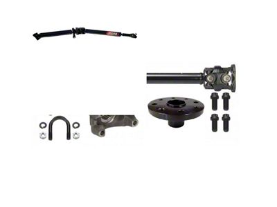 J.E. Reel Heavy Duty 1350 Rear Driveshaft with Center Support Bearing Bracket (20-25 3.6L Jeep Gladiator JT w/ Automatic Transmission)