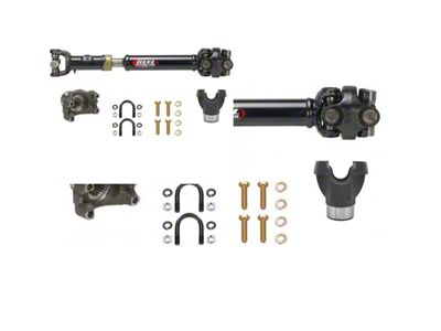 J.E. Reel Heavy Duty 1310 Double Cardan Rear Driveshaft (18-25 2.0L Jeep Wrangler JL 2-Door w/ Automatic Transmission, Excluding Rubicon)