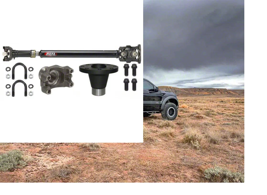 J.E. Reel Heavy Duty 1350 Double Cardan Front Driveshaft (18-26 2.0L Jeep  Wrangler JL Rubicon w/ Automatic Transmission & eTorque