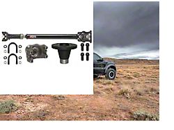 J.E. Reel Heavy Duty 1350 Double Cardan Front Driveshaft (18-25 2.0L Jeep Wrangler JL Rubicon w/ Automatic Transmission & w/o eTorque)