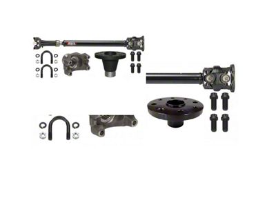 J.E. Reel Heavy Duty 1350 Double Cardan Front Driveshaft (18-25 3.6L Jeep Wrangler JL Rubicon w/ Manual Transmission)