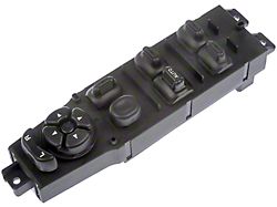 Front Window Switch 8-Button; Driver Side (97-01 Jeep Cherokee XJ)