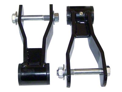 1-1/2-Inch Heavy Duty Rear Shackle Lift Kit (84-01 Jeep Cherokee XJ)