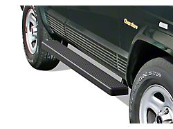 5-Inch iStep Running Boards; Hairline Silver (84-01 Jeep Cherokee XJ 4-Door)