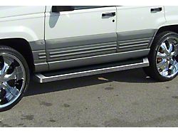 6-Inch iRunning Boards; Black (84-01 Jeep Cherokee XJ 4-Door)