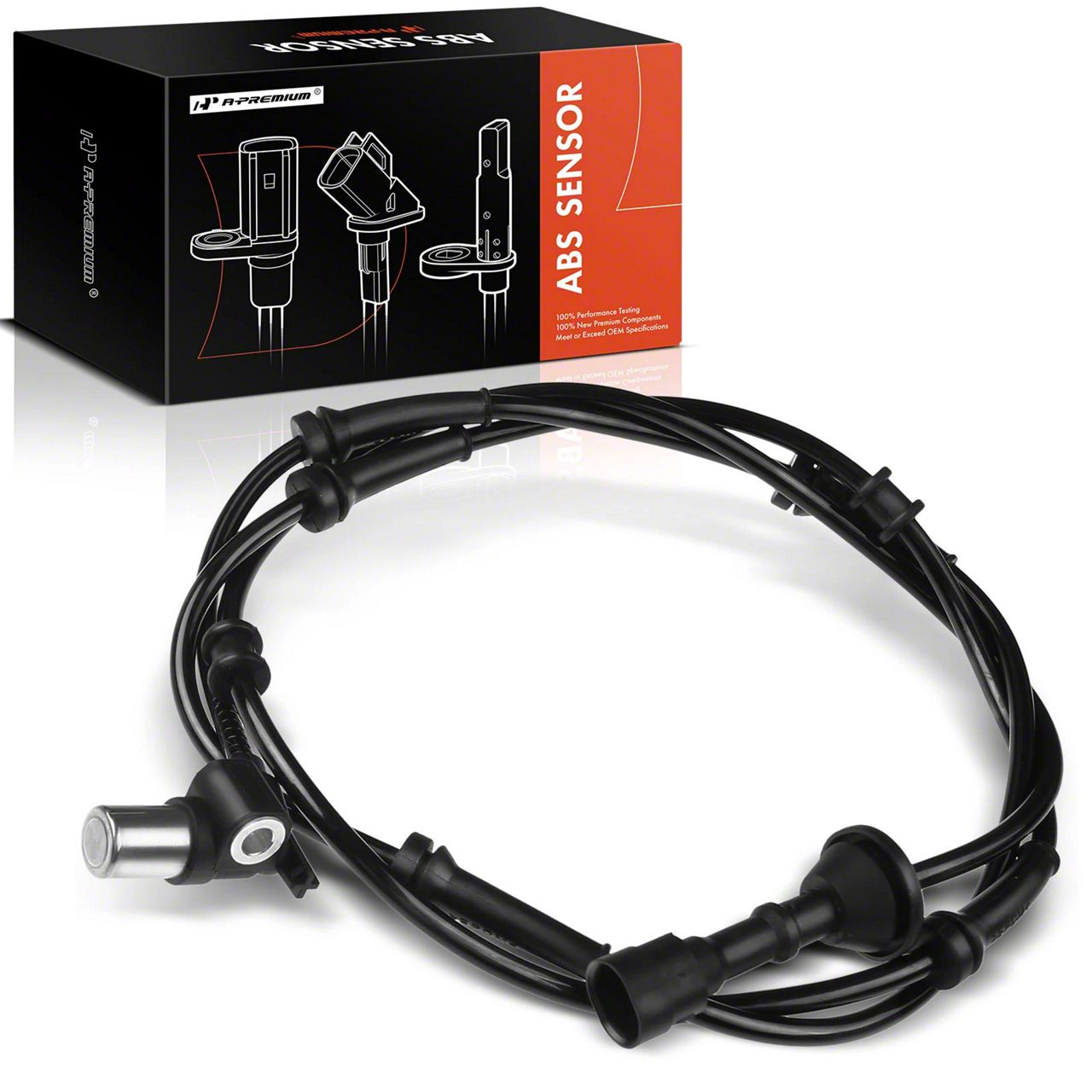 バベル Jeep Cherokee ABS Wheel Speed Sensor; Front (94-01 Jeep