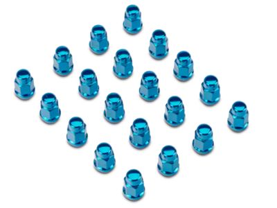 Blue Acorn Lug Nut Kit; 3/4-Inch; Set of 20 (84-01 Jeep Cherokee XJ)