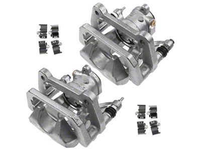 Brake Calipers; Rear (14-20 Jeep Cherokee KL w/ Single Piston Front Calipers)