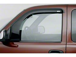 Bubble Ventgard Window Deflectors; Smoked; Front Only (84-01 Jeep Cherokee XJ)