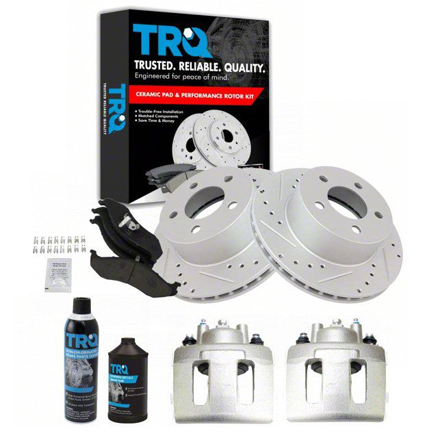 Jeep Cherokee Ceramic Performance Brake Rotor, Pad and Caliper Kit