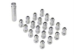 Chrome 6-Spline Lug Nut Kit; 1/2-Inch x 20; Set of 20 (84-01 Jeep Cherokee XJ)