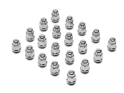 Chrome Acorn Lug Nut Kit; 3/4-Inch; Set of 20 (84-01 Jeep Cherokee XJ)