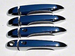 Chrome Front and Rear Door Handle Covers without Passenger Keyhole (14-22 Jeep Cherokee KL w/ Smart Key)