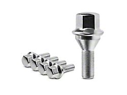 Chrome Wheel Lug Bolts; M12x1.25; Set of 5 (14-21 Jeep Cherokee KL)
