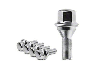 Chrome Wheel Lug Bolts; M12x1.25; Set of 5 (14-21 Jeep Cherokee KL)