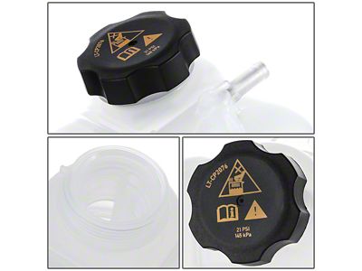 Coolant Recovery Tank with Cap (14-18 Jeep Cherokee KL)