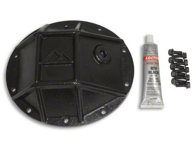 Dana 35 Rear Axle Heavy Duty Rear Differential Cover; Black (84-01 Jeep Cherokee XJ)