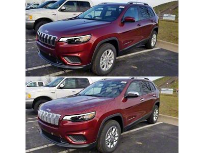 Door Handle Covers; Chrome (14-23 Jeep Cherokee KL)