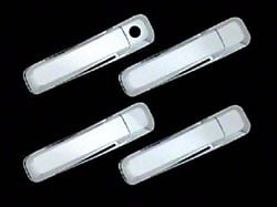 Door Handle Covers without Passenger Side Keyhole; Chrome (14-23 Jeep Cherokee KL)