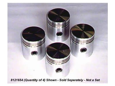 Engine Piston; 0.020-Inch Over (84-95 2.5L, 4.0L Jeep Cherokee XJ)