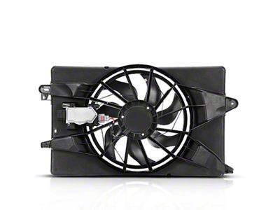 Engine Radiator Cooling Fan Assembly with Shroud (14-19 2.4L Jeep Cherokee KL; 19-20 3.2L Jeep Cherokee KL w/ Standard Duty Cooling)