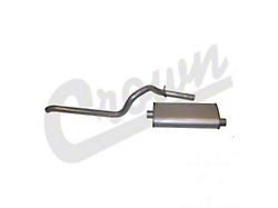 Exhaust Muffler and Tailpipe Kit (84-93 2.5L Jeep Cherokee XJ; 96-98 4.0L Jeep Cherokee XJ)
