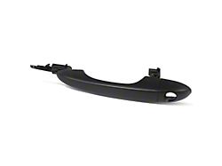 Exterior Door Handle with Key Hole; Front Driver Side; Primed Black (14-18 Jeep Cherokee KL w/o Smart Key)