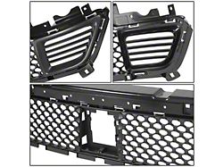 Factory Style Lower Front Bumper Grille; Black (19-23 Jeep Cherokee KL w/ Adaptive Cruise Control, w/o Active Grille Shutters & Tow Hooks, Excluding Trailhawk & Upland)