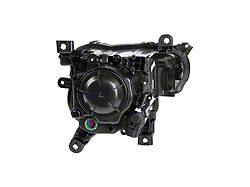 Factory Style Projector Headlight; Black Housing; Clear Lens; Driver Side (14-18 Jeep Cherokee KL)