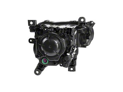 Factory Style Projector Headlight; Black Housing; Clear Lens; Driver Side (14-18 Jeep Cherokee KL)