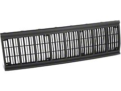 Fence Mesh Style Upper Replacement Grille; Black (91-96 Jeep Cherokee XJ)