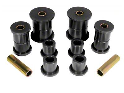 Front Spring Eye and Shackle Kit; 2-Inch OD; Black (84-91 Jeep Cherokee XJ)