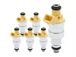 Fuel Injector Kit; Set of 6; Black (94-95 4.0L Jeep Cherokee XJ)