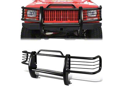 Grille Guard; Black (84-01 Jeep Cherokee XJ)