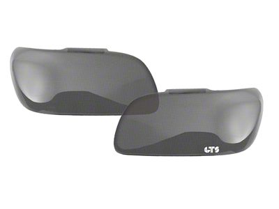 Headlight Covers; Carbon Fiber Look (91-96 Jeep Cherokee XJ)