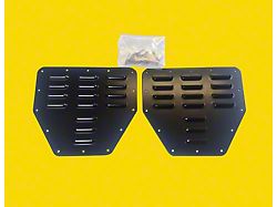 Hood Vent/Louvers; Matte Black (84-01 Jeep Cherokee XJ)