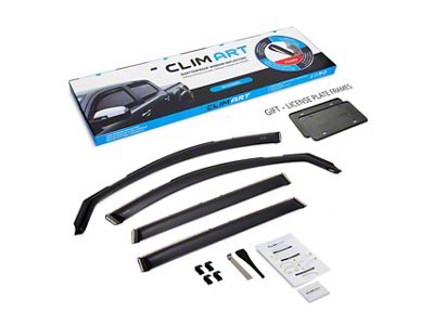 in-Channel Window Deflectors (14-23 Jeep Cherokee KL)