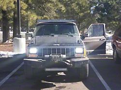 LED Headlights; Chrome Housing; Clear Lens (84-01 Jeep Cherokee XJ)