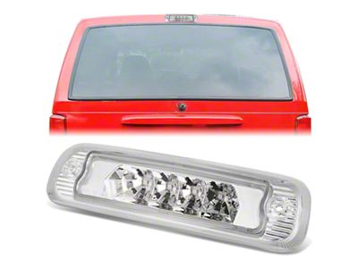LED Third Brake Light; Chrome (97-01 Jeep Cherokee XJ)