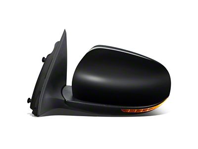 OE Style Powered Heated Side Mirror with Blind Spot Detection, Puddle Light and Turn Signal; Paintable Black; Driver Side (14-16 Jeep Cherokee KL w/o Memory Mirrors)