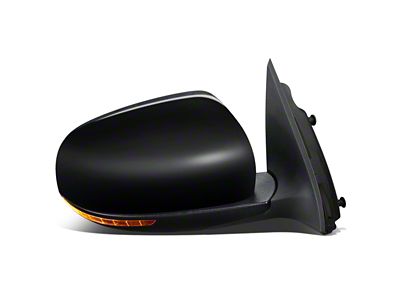 OE Style Powered Heated Side Mirror with Blind Spot Detection, Puddle Light and Turn Signal; Paintable Black; Passenger Side (14-16 Jeep Cherokee KL w/o Memory Mirrors)